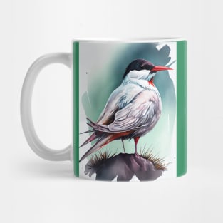 Arctic Tern - Watercolor Paint Mug